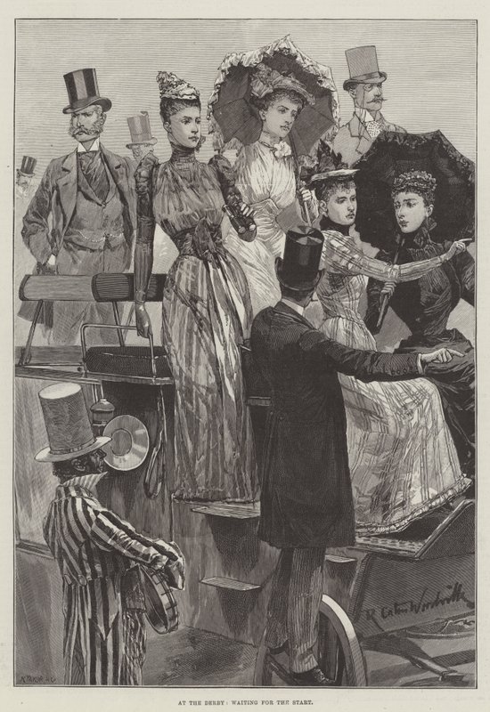 Derbide Başlamayı Beklerken by Richard Caton Woodville junior