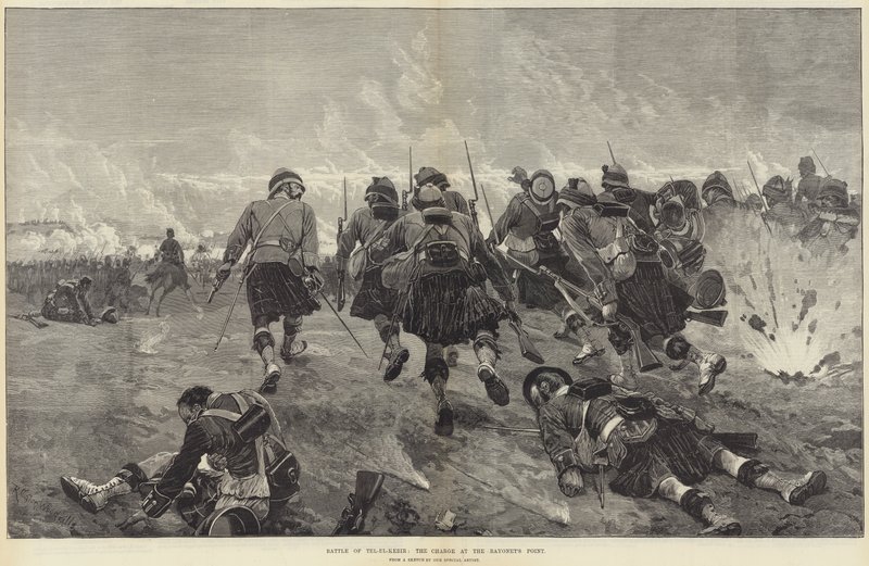 Tel-el-Kebir Savaşı, Süngü Noktasındaki Hücum by Richard Caton Woodville junior