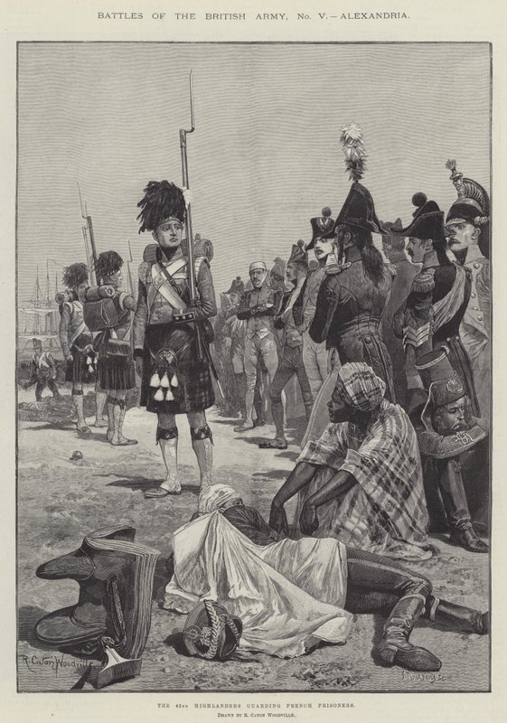 İngiliz Ordusu, İskenderiye Savaşları by Richard Caton Woodville junior