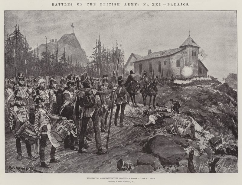 İngiliz Ordusu Savaşları, Badajos by Richard Caton Woodville junior