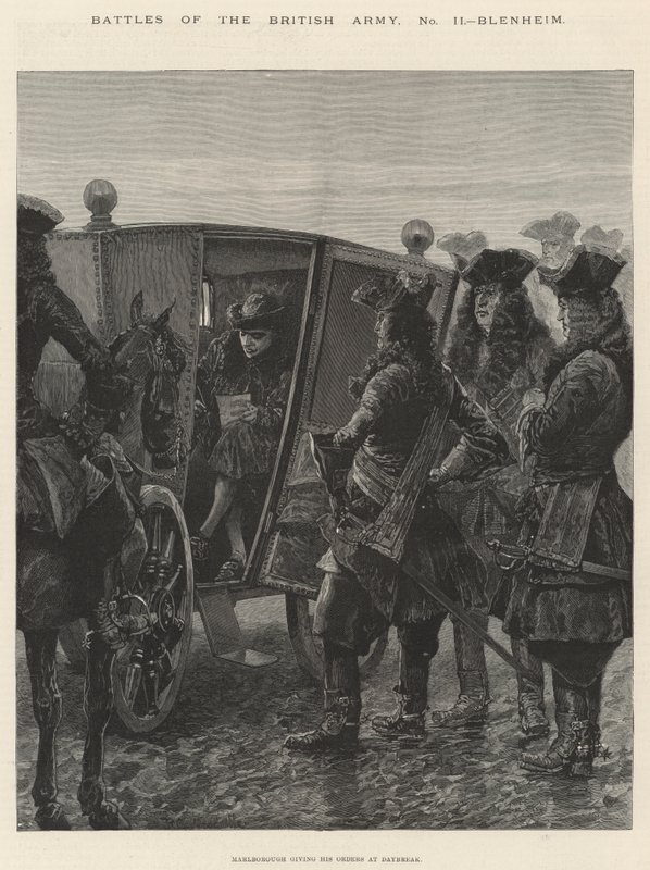 İngiliz Ordusu Savaşları, Blenheim by Richard Caton Woodville junior