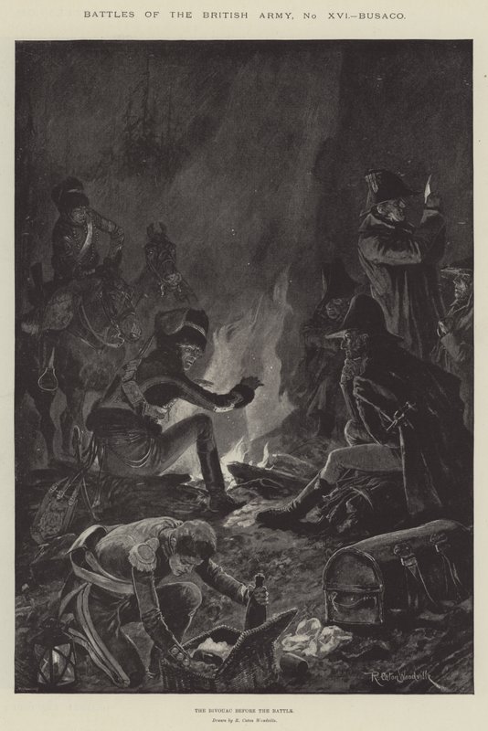 İngiliz Ordusu Savaşları, Busaco by Richard Caton Woodville junior