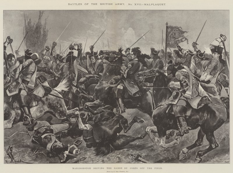 İngiliz Ordusu Muharebeleri, Malplaquet by Richard Caton Woodville junior