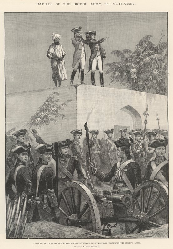 İngiliz Ordusu Savaşları, Plassey by Richard Caton Woodville junior