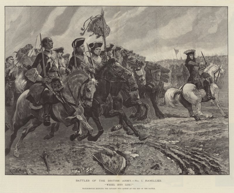 İngiliz Ordusu Savaşları, Ramillies by Richard Caton Woodville junior