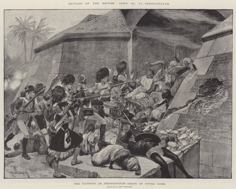 ಬ್ರಿಟಿಷ್ ಸೈನ್ಯದ ಯುದ್ಧಗಳು, ಸೆರಿಂಗಪಟ್ಟಂ ಟರ್ಕಿ by Richard Caton Woodville junior