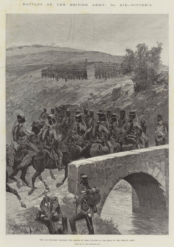 İngiliz Ordusu, Vittoria Savaşları by Richard Caton Woodville junior