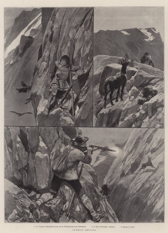 Chamois-Sürüş by Richard Caton Woodville junior