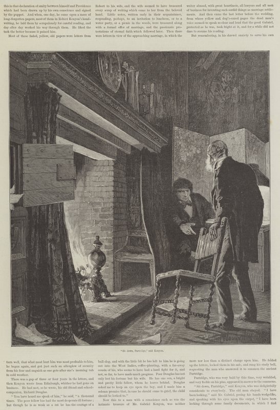 Cynic Fortune, Vicdanlı Bir Adamın Hikayesi, David Christie Murray by Richard Caton Woodville junior