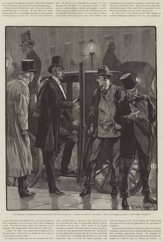 Cynic Fortune, Vicdanlı Bir Adamın Hikayesi, David Christie Murray by Richard Caton Woodville junior