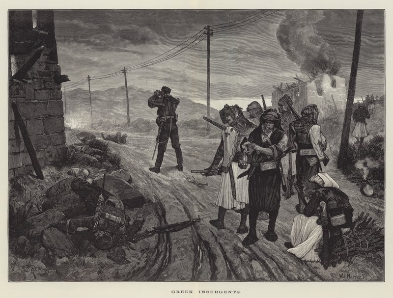 Yunan İsyancılar by Richard Caton Woodville junior