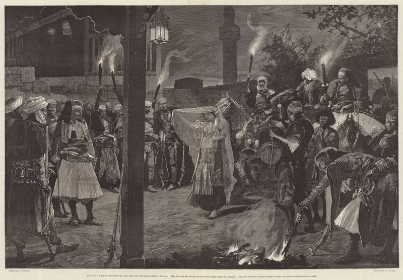 Gülbeyaz, Athol Mayhew by Richard Caton Woodville junior
