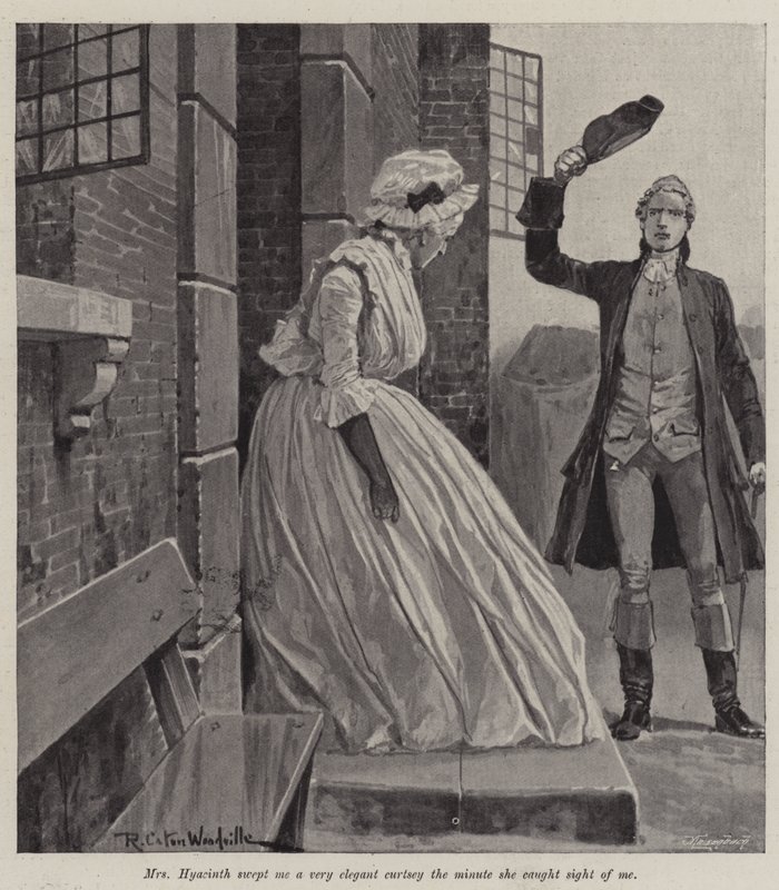 Emily Lawless tarafından İmparatorluk Albayı için İllüstrasyon by Richard Caton Woodville junior