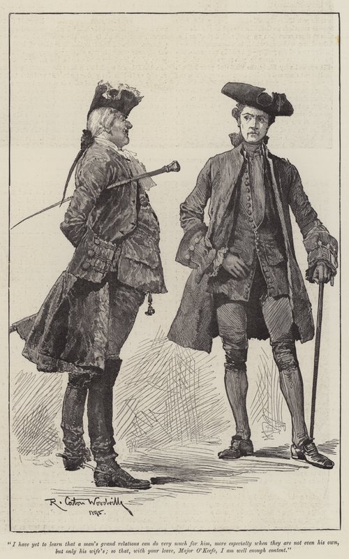 Emily Lawless tarafından İmparatorluk Albayı için İllüstrasyon by Richard Caton Woodville junior