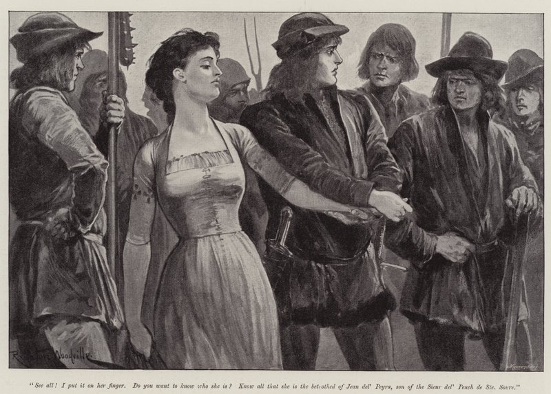 S Baring Gould tarafından Noemi için İllüstrasyon by Richard Caton Woodville junior