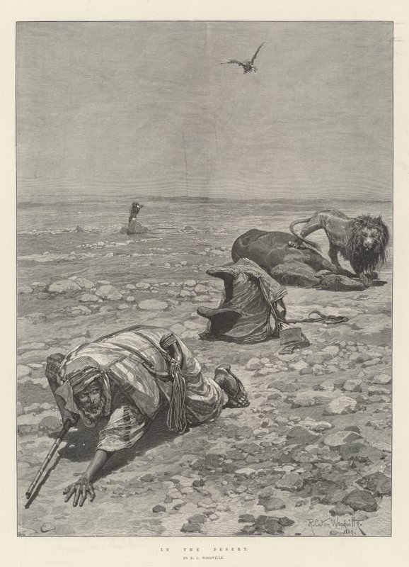 Çölde by Richard Caton Woodville junior