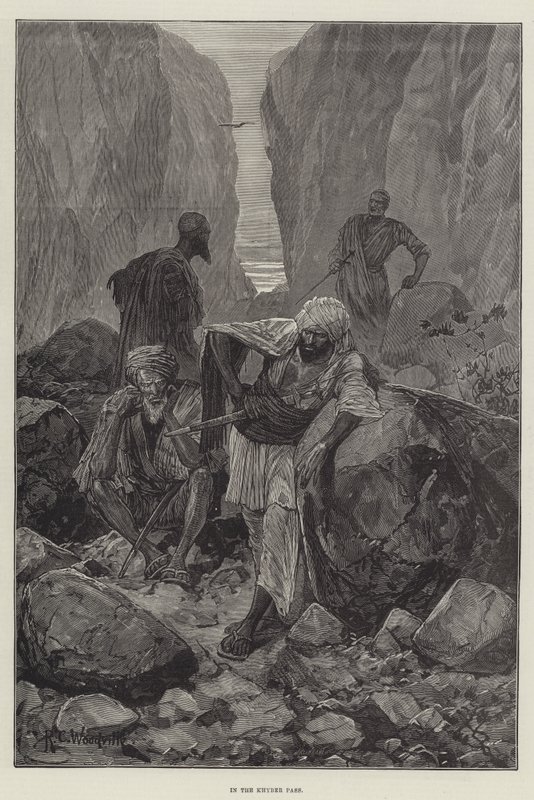 Hayber Geçidinde by Richard Caton Woodville junior