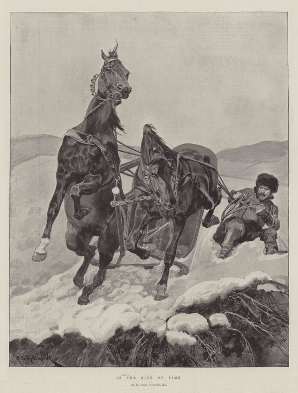 Tam zamanında by Richard Caton Woodville junior