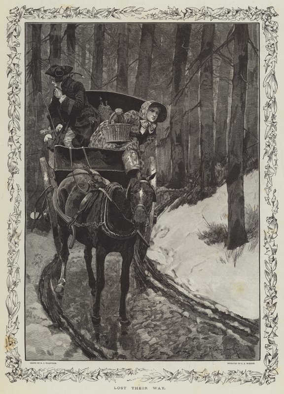 Yollarını Kaybettiler by Richard Caton Woodville junior