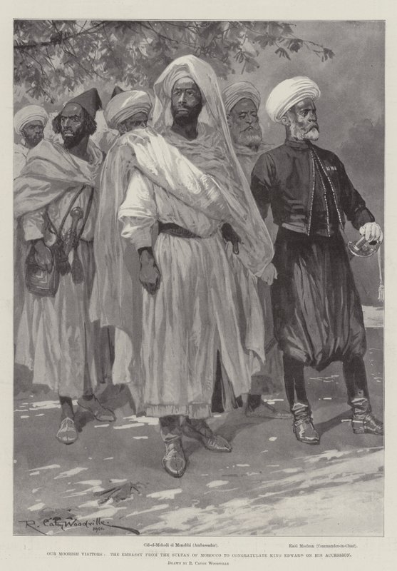 Mağribi Ziyaretçilerimiz, Fas Sultanı Büyükelçiliği Kral Edward