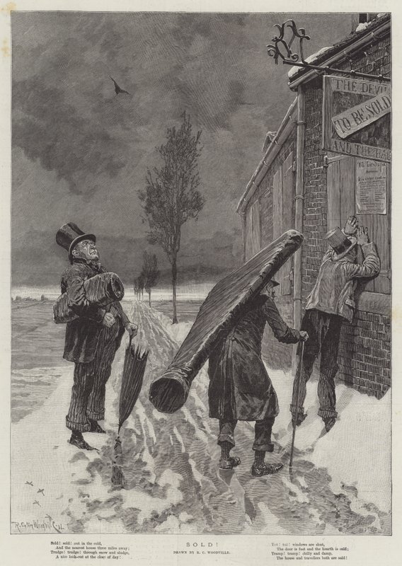 Satılmış! by Richard Caton Woodville junior