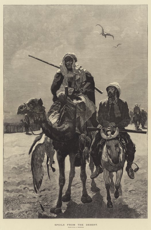 Çölden Gelen Ganimetler by Richard Caton Woodville junior
