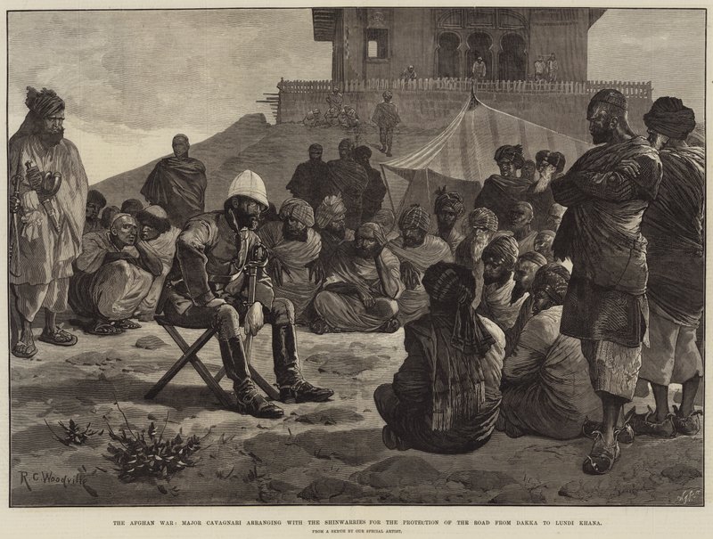 Afgan Savaşı, Binbaşı Cavagnari, Dakka