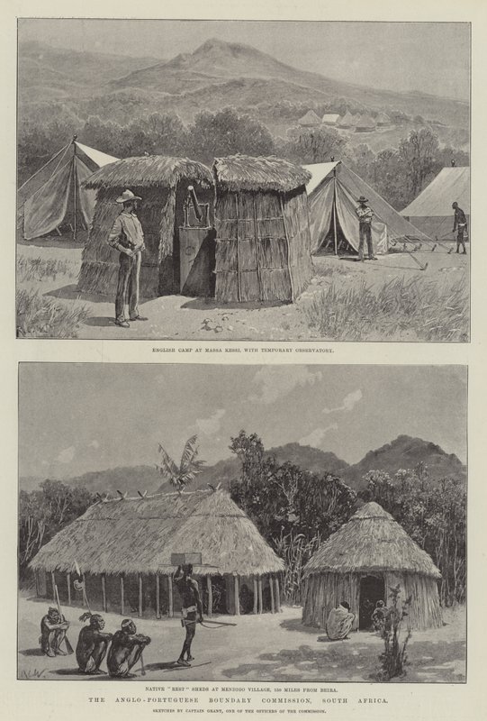 İngiliz-Portekiz Sınır Komisyonu, Güney Afrika by Richard Caton Woodville junior