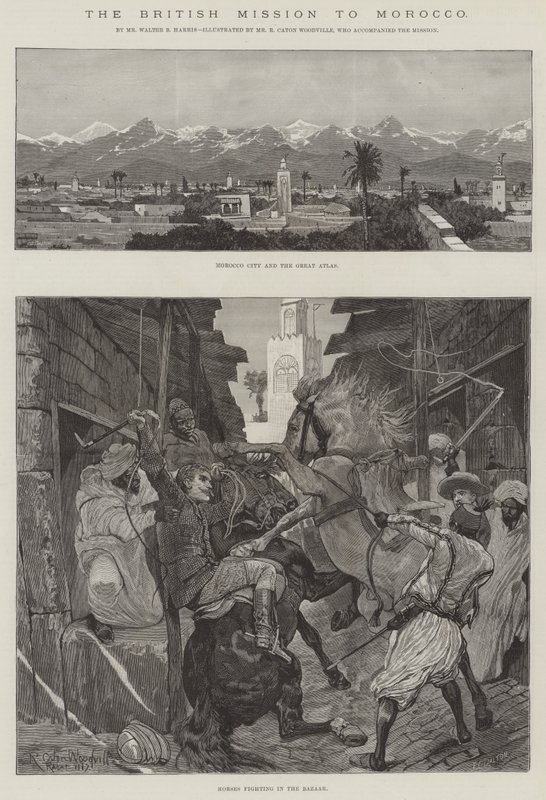 İngilizlerin Fas Misyonu by Richard Caton Woodville junior