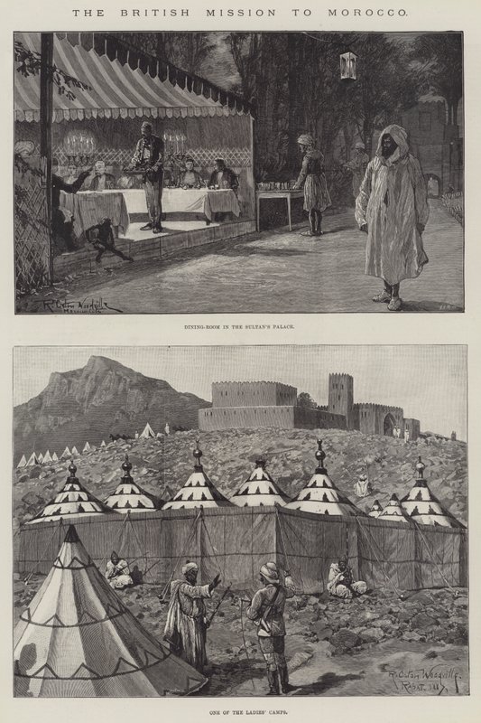 İngilizlerin Fas Misyonu by Richard Caton Woodville junior