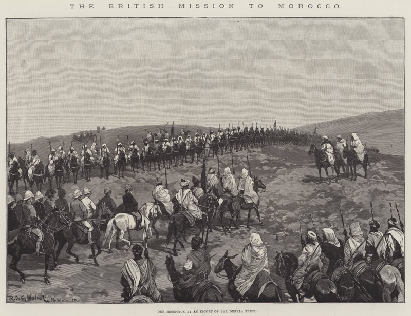 İngilizlerin Fas Misyonu by Richard Caton Woodville junior