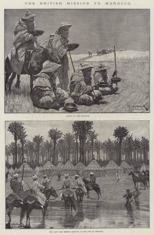 İngilizlerin Fas Misyonu by Richard Caton Woodville junior