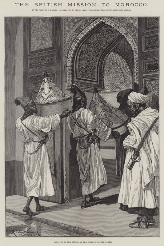 İngilizlerin Fas Misyonu by Richard Caton Woodville junior