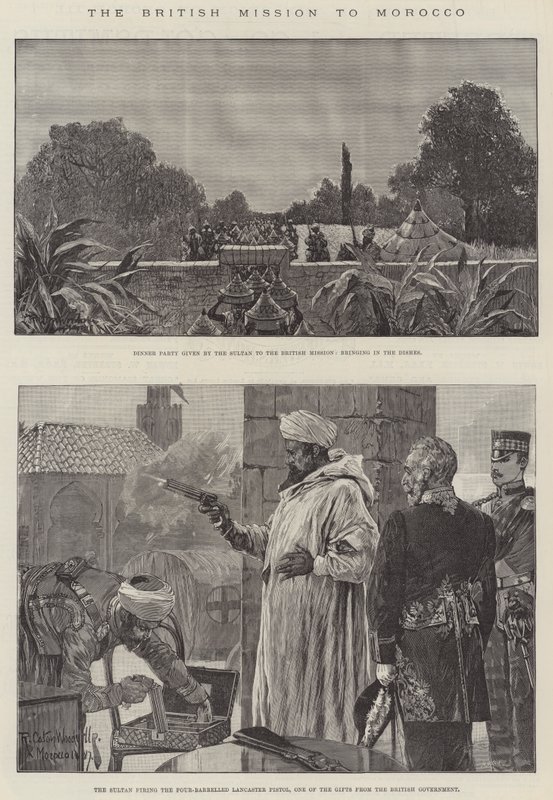 İngilizlerin Fas Misyonu by Richard Caton Woodville junior