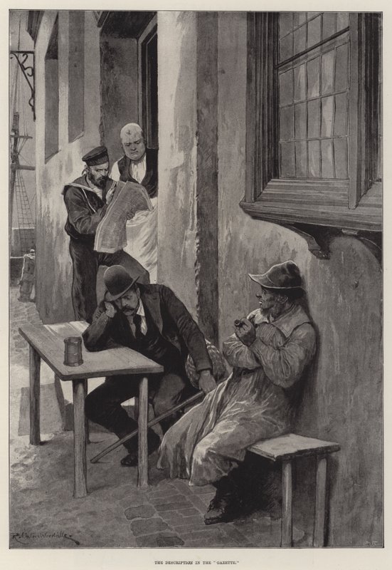Gazetedeki Açıklama by Richard Caton Woodville junior