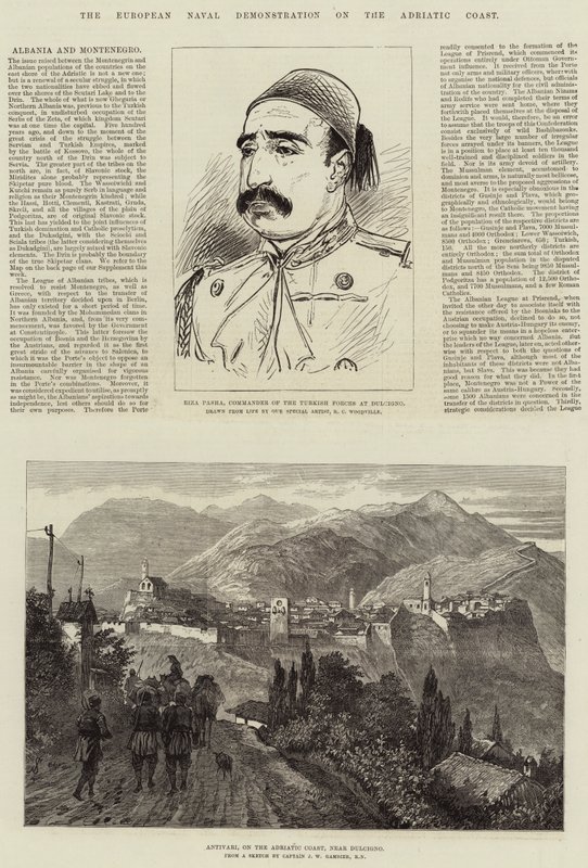 Adriyatik Kıyısında Avrupa Deniz Kuvvetleri Gösterisi by Richard Caton Woodville junior