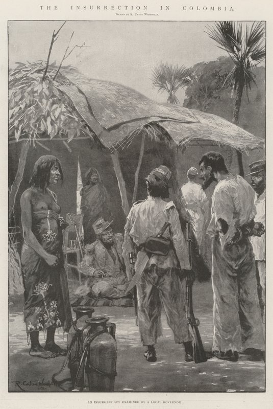 ಕೊಲಂಬಿಯಾ ಟರ್ಕಿಯಲ್ಲಿ ದಂಗೆ by Richard Caton Woodville junior