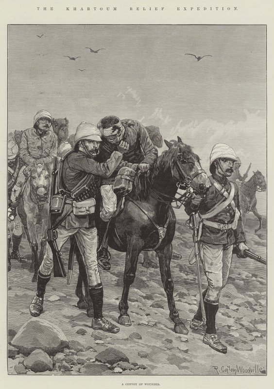 Hartum Yardım Seferi by Richard Caton Woodville junior