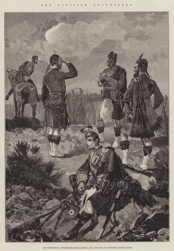 İskoç Gönüllüler by Richard Caton Woodville junior