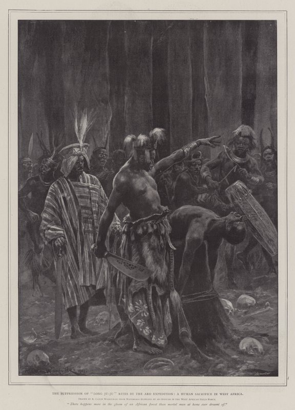 Uzun Ju-Ju Ayinlerinin Batı Afrika