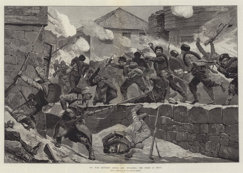 Sırbistan-Bulgaristan Savaşı, Pirot Savaşı by Richard Caton Woodville junior