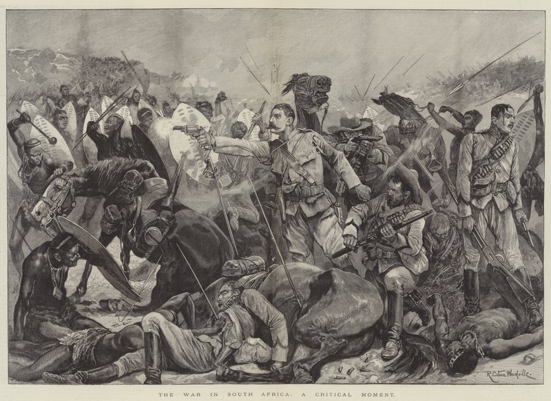 Güney Afrika Savaşı, Kritik Bir An by Richard Caton Woodville junior