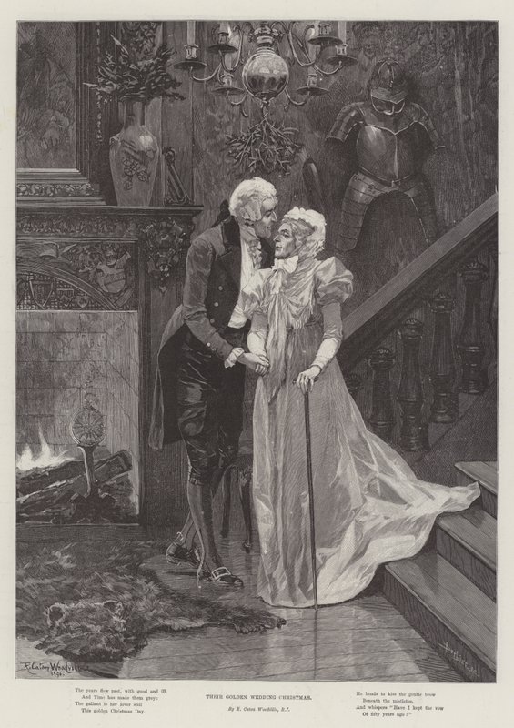 Altın Düğün Noelleri by Richard Caton Woodville junior