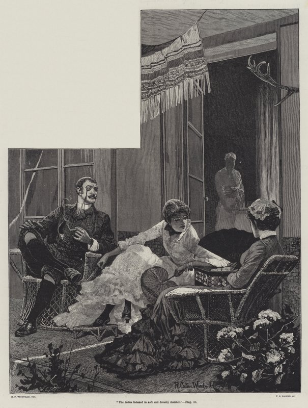 Evlendiler, Walter Besant ve James Rice by Richard Caton Woodville junior
