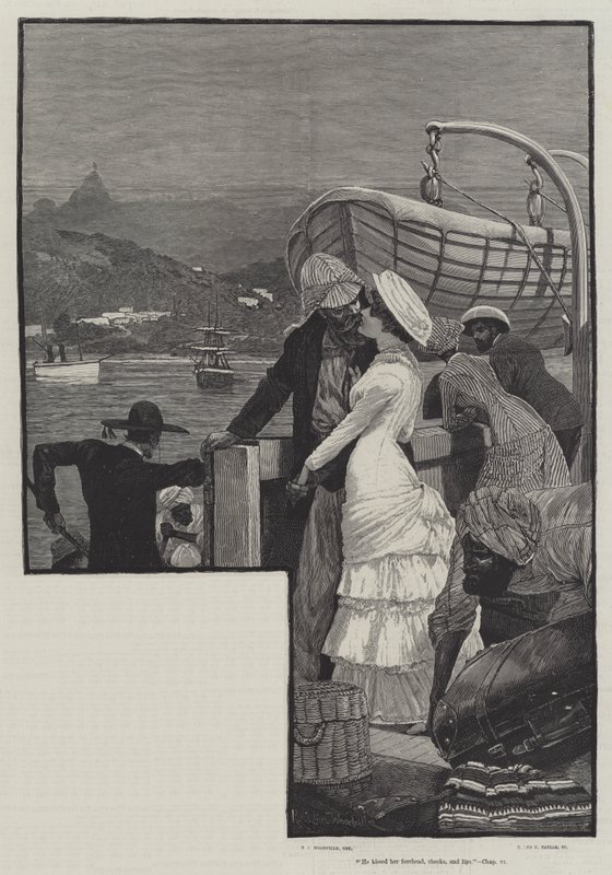 Evlendiler, Walter Besant ve James Rice by Richard Caton Woodville junior