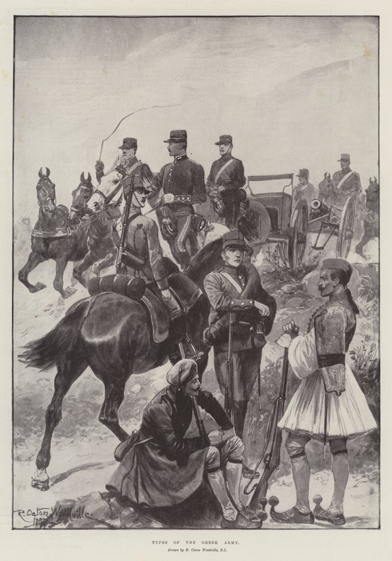 ಗ್ರೀಕ್ ಸೈನ್ಯದ ಟರ್ಕಿಯ ವಿಧಗಳು by Richard Caton Woodville junior
