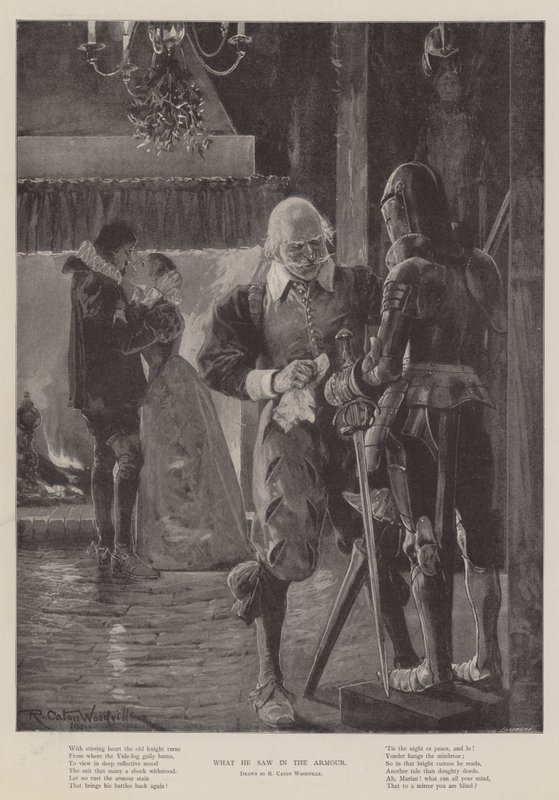 Zırhta ne gördü by Richard Caton Woodville junior