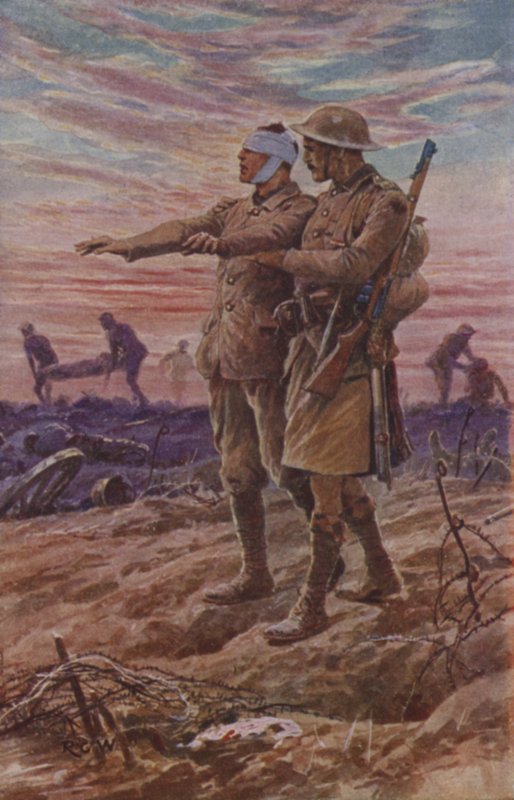Güneşte Gece Batarken by Richard Caton Woodville junior