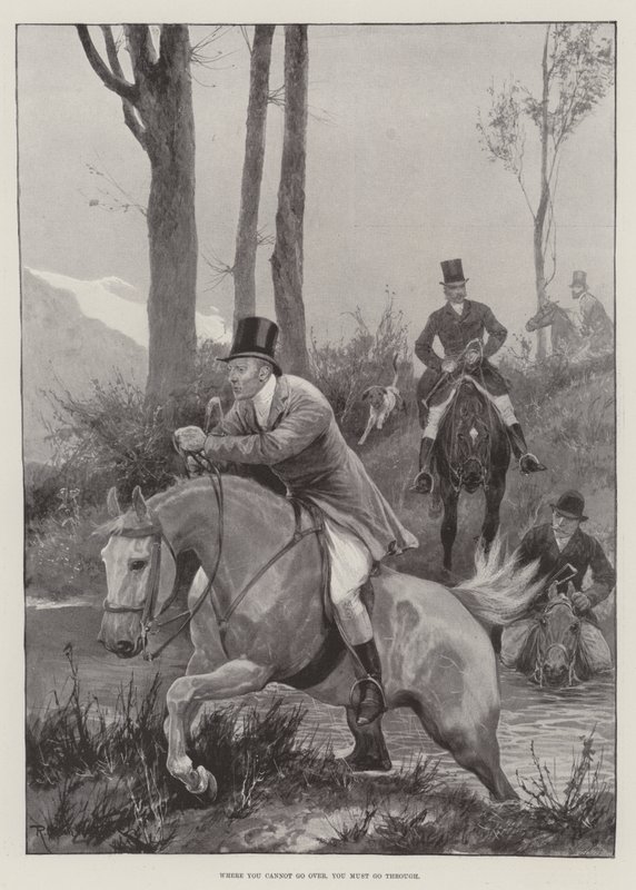 Geçemeyeceğiniz Yerden Geçmeniz Gerekir by Richard Caton Woodville junior
