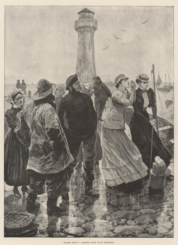 Yat Ahoy! Beklenenden daha erken döndü by Richard Caton Woodville junior